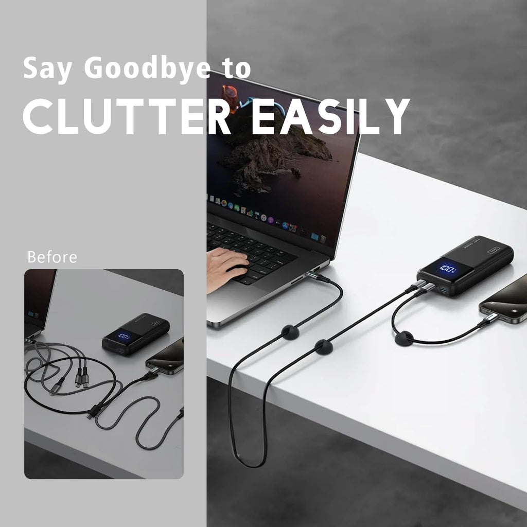 Phone Charger Cord Holder, Mini Cable Clips Wire Organizer, Cable Management for Desk, Office and Nightstands, 9 PCS