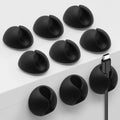 Phone Charger Cord Holder, Mini Cable Clips Wire Organizer, Cable Management for Desk, Office and Nightstands, 9 PCS